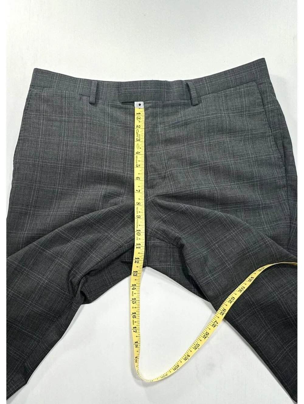 Banana Republic Slim Fit Flat Dress Pants Gray Mens 34/32